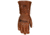 MCR Safety Mustang Utility Leather Work Gloves, Grain Goat Double Palm, DuPont Kevlar Lined and Sewn, Extended Gauntlet Cuff and Wing Thumb, Brown, Medium, MU3624GKM