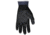 MCR Safety NXG Work Gloves, 13 Gauge Nylon Shell, Sandy Nitrile Foam Coated Palm and Fingertips, Black/Blue, Medium, 9673SFM