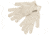 MCR Safety String Knit Work Gloves, 7 Gauge Regular Weight, Hemmed Cuff, Natural, Medium, 9500MM