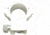 NcSTAR Scope Ring - Ruger Ring 30mm / 1'' Insert, Low, Silver RUS28