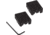 Nightstick 2 Picatinny Rail Wire Management Clamps, Black, NS-WM1