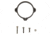 One Hundred Concepts ShockCollar, Accessory, Fits Size 1 ScopeCap, Matte Finish, Black OHC-CLR-1