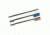 Otis Technology AP Brushes - 9 Pack, Male 8-32 Thread, Black/Blue/Bronze, IP-316-9-BBN
