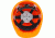 Pyramex Cap Style 6 Point Ratchet Suspension Hard Hats - Orange HP16140