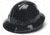 Pyramex Full Brim 4 Point Ratchet Suspension Hard Hat - Black HP24111