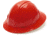 Pyramex Full Brim 6 Point Ratchet Suspension Hard Hat - Red HP26120
