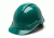 Pyramex Ridgeline Hard Hat 6pt w/ Glide Lock, Green, Box HP46035