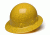 Pyramex Sleek Shell Full Brim 4 Point Ratchet Suspension Hard Hat - Yellow HPS24130, Single Pack