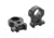 Tasco 1in to 30mm High Reducing Ring, Matte Black, Clam E/F, TS00603