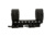 Samson DMR 35mm Scope Mount Rings w/20 MOA Bias, 0 inch Offset, Black, 03-00132-01