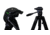 SAMURAI DX999 Black Aluminum Light Weight Tripod, Black, DX999