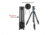 SAMURAI Outdoor-X Carbon 4-Section Carbon Fiber Compact w/Ball Head Travel Tripod, Black, OUTDOORX