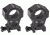 SightMark Extra High Tactical Mounting Picatinny Rings, 30mm/1inch, Black SM34008