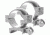 Simmons Rifle Scope 1in Rings, Medium, Silver 49166