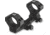 Steiner T-series Cantilever Mount, 34mm, 40mm Height, 25 MOA Cant, Black, 5972