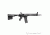 Troy 9in Alpha Rail No Sight, Black, NSN - 1005-01-621-9178, STRX-AL1-90BT-01