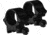 TruGlo Lightweight Quad Lock 1 in Scope Rings Mount, Picatinny/Weaver Rails, High, Black, TG-TG8961B2