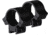 TruGlo Lightweight Quad Lock 1 in Scope Rings Mount, Rimfire/Airgun Rails, Medium, Black, TG-TG8961B3