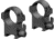 Vector Optics Steel Qiuck Release Medium Profile Weaver Rings, 1.25 in