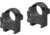 Vector Optics Steel Weaver Qick Release Medium Profile Rings, 1 in