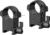 Vector Optics Steel Weaver Quick Release Medium Profile Rings, 1.25 in