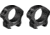 Vortex Pro Series 30mm Rifle Scope Rings, Weaver/Picatinny, Low Height, 0.9 inch, Black, PR30-L