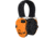 Walkers Safety Razor Slim Low Profile Electronic Muff, Blaze Orange, GWP-SF-RSEM-BLZ