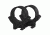 Warne Maxima Steel Rings, 30mm, Rimfire 3/8in or 11mm Dovetail, Medium - Matte 731M