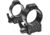 Warne 30mm QD Gloss Med .22 Rings, Gloss, small 731LG