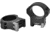 Warne Hyperlite Rings, Matte Black, 1in, High, 8502M