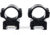 Wulf Optics Match Rifle Scope Rings, High, Picatinny, Black, 1, WU5008