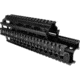 AimSports Saiga 762.39 Quad Rail Mount w/ Covers, Black MTSG01