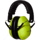 Allen Youth Sound Shield Foldable Safety Earmuffs, 21 dB NRR, ANSI S3.19 &amp; CE EN352-1 Hearing Protection Rated, Black/Chartreuse, One Size, 2327
