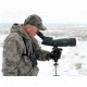 Alpen 20-60x80mm Angled Waterproof Spotting Scope - 45 Degree Eyepiece, Nylon Case, Portable 12in Swivel-Head Tripod