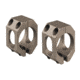American Defense Manufacturing Rifle Scope Rings, Flat Dark Earth, 1in, AD-RS 1 FDE