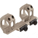 American Defense Manufacturing 2in Offset, 20MOA. 30mm Dual Ring Scope Mount w/ 1/2in Titanium GI Bolts, Flat Dark Earth, Small, AD-RECON-20-MOA-30-FDE-TGIB