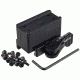 USED American Defense Manufacturing Aimpoint T1 Micro Mount 1 Piece Lower 1/3rd Co-Witness, Tactical Lever, Black, AD-T1-11 TAC R, EDEMO1