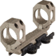 American Defense Manufacturing Dual Ring Scope Mount Straight Up, Spaced Wide to Fit Larger Scoped Like SCHMIDT &amp; BENDER, 32mm Rings, Flat Dark Earth, AD-RECON-SW 32 STD FDE-TL