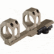 American Defense Manufacturing Dual Ring Scope Mount w/ a 3in Offset, Single QD Lever, 1in Rings, Flat Dark Earth, AD-SCOUT-X 1 STD FDE-TL