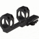 American Defense Manufacturing Dual Ring Scope Mount w/ a 3in Offset, Single QD Lever, 40mm Rings, Black, AD-SCOUT-X 40 STD-TL