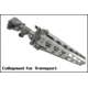 Ashbury Precision Ordnance TACT3, Accupoint Compact Tactical Tripod w/Detachable Base Plate, Tactical Gray 600-41V-0007-00