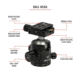Athlon Optics Midas AL28 28mm Tube Carbon Fiber Tripod, Black, 706009