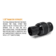Atibal Meridian Bino Spotting Scope, 40x80mm, ED APO Lens, Black, 16 inches, AT-MER-BSS-40x80
