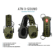 ATN X-Sound Hearing Protector, Electronic Earmuffs w/Bluetooth, Camo, ACPROTXSND