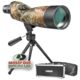 Barska 20-60x60mm WP Blackhawk Porro Waterproof Spotting Scope, Straight, Mossy Oak Break-up AD10976
