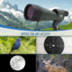 Barska 25-125x88 WP, Benchmark Spotting Scope, Straight, w/ 2 Tripods, 2 Cases