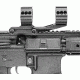 Barska 35mm Dual Cantilever Rifle Scope Mount, Black, Medium AW12742