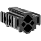 Barska Double Rifle barrel Mount, Tri-Rail, 5 sections, Black AW12004