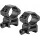 Barska Medium 1in Weaver Style HQ Rings, Black, Medium, AI13184