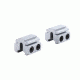 Model 167 1in Long Tri-Mount Dovetail Riser Mount,Silver